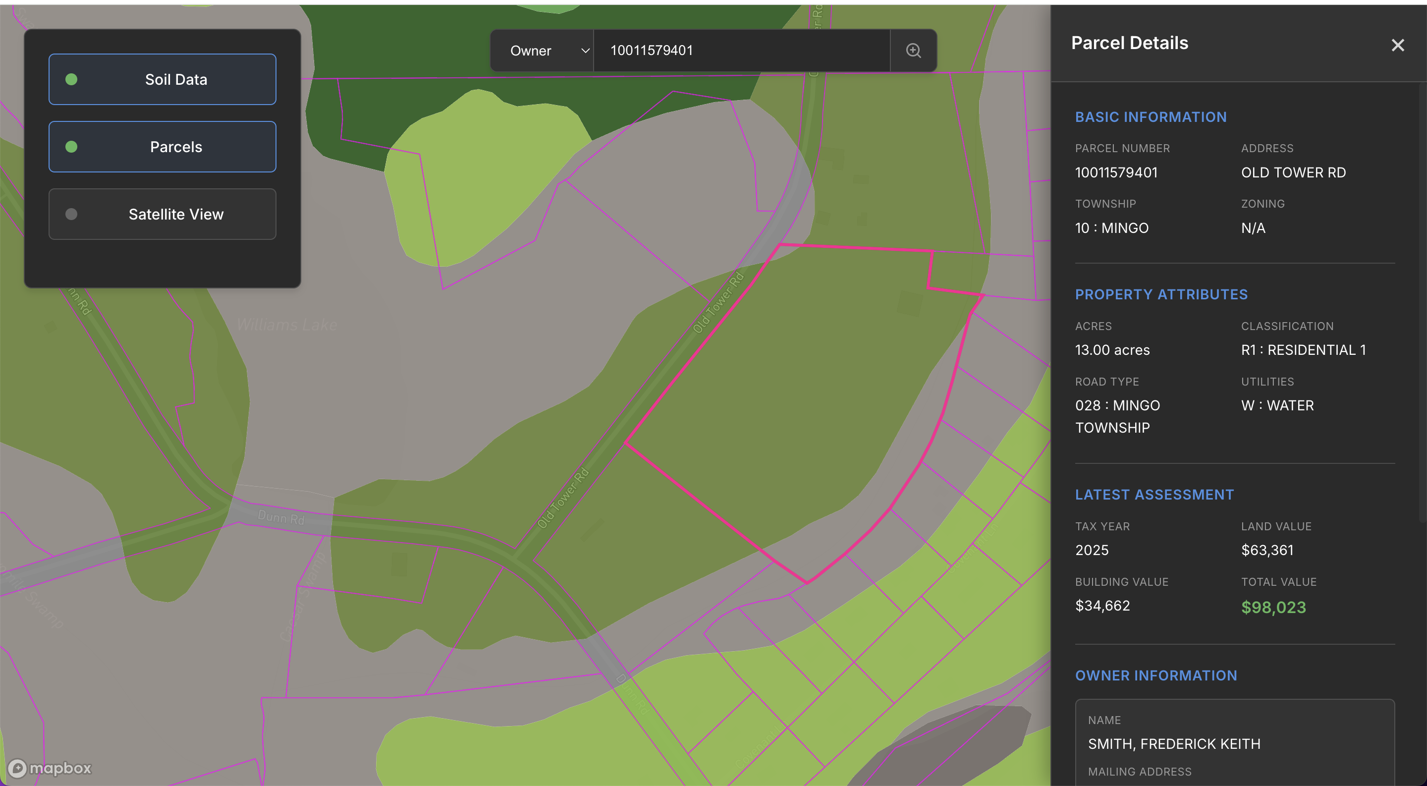 Agricultural Parcel Intelligence