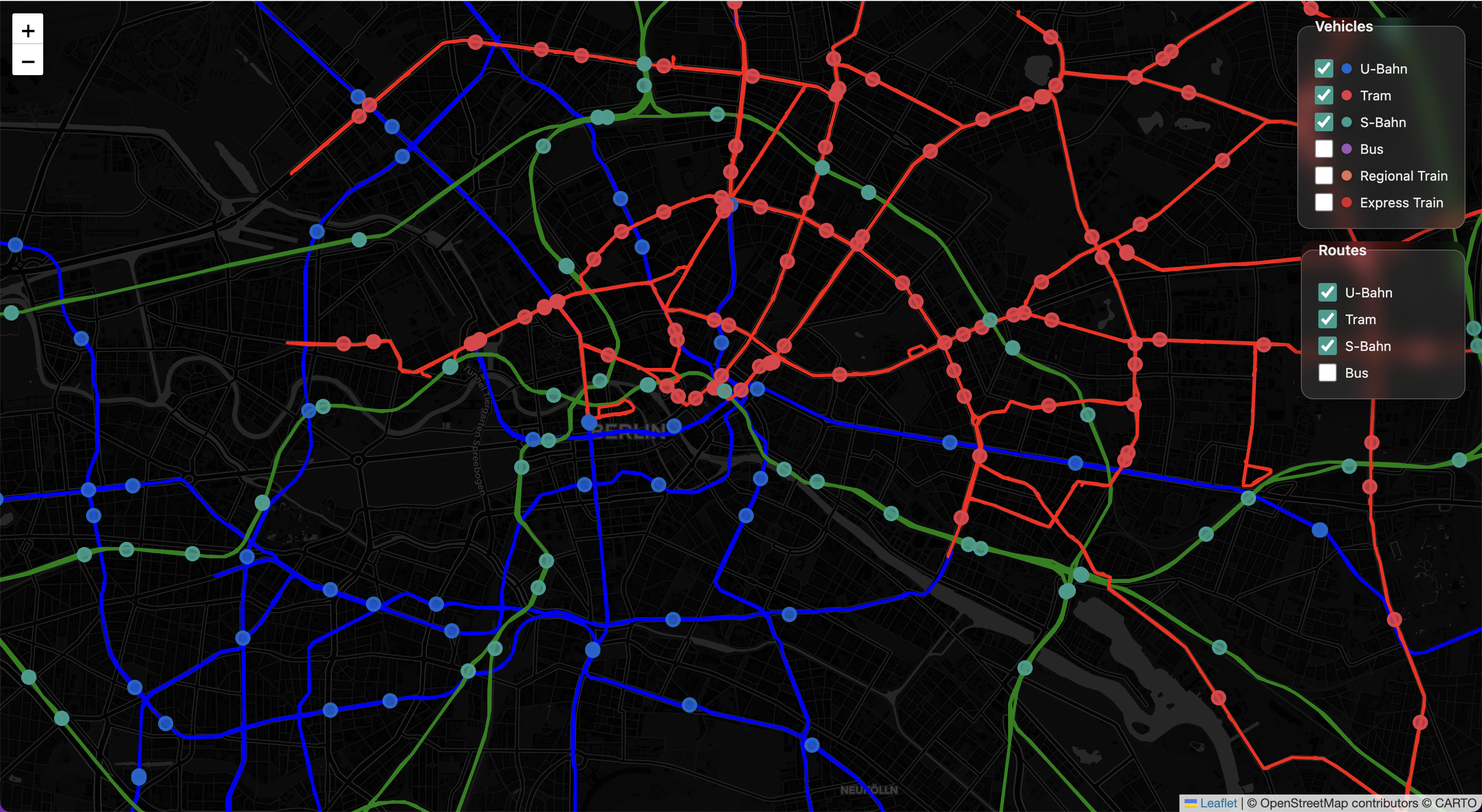 Berlin Transit Live Map